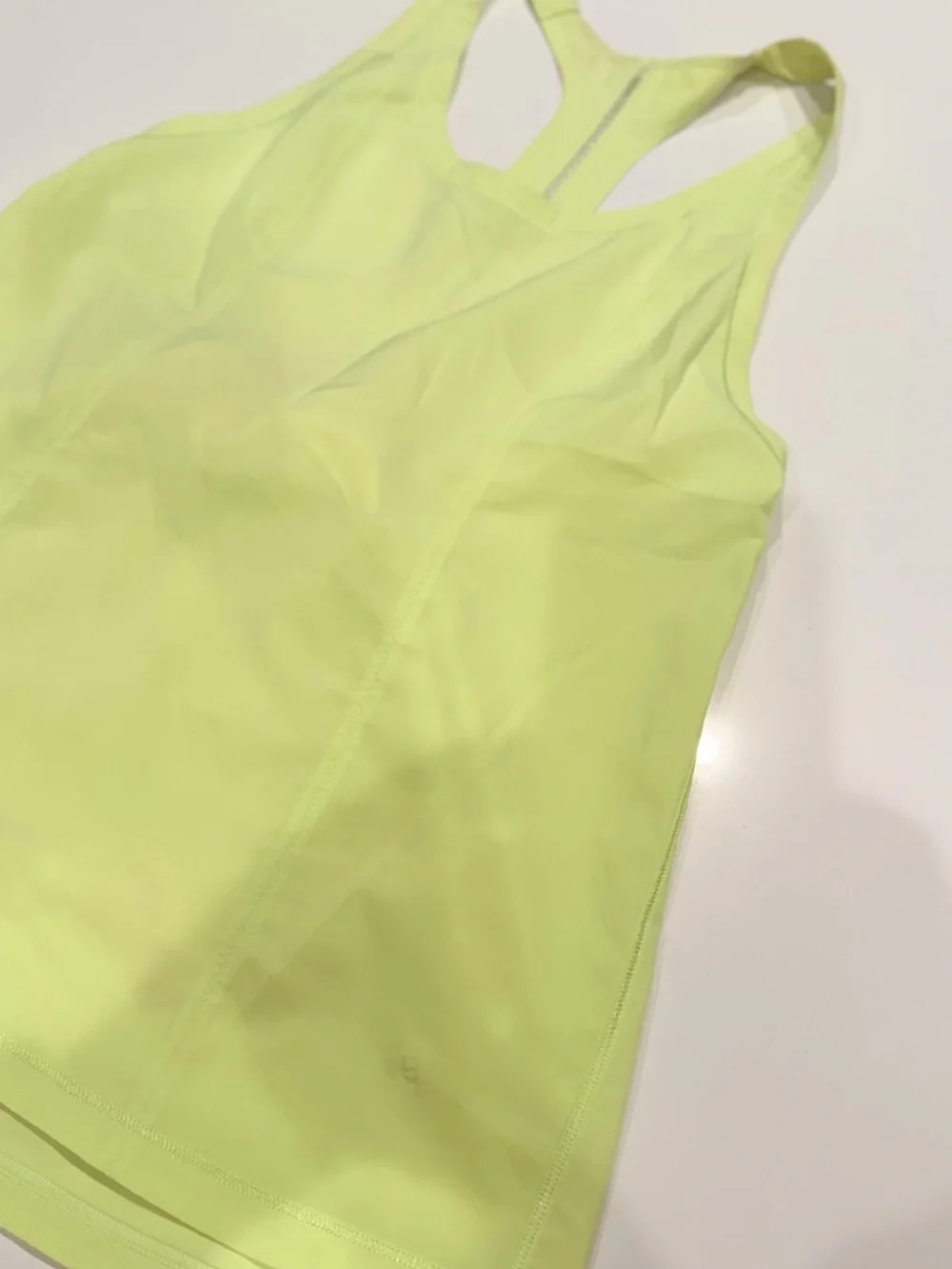 lululemon athletica Lime Green Active Tank